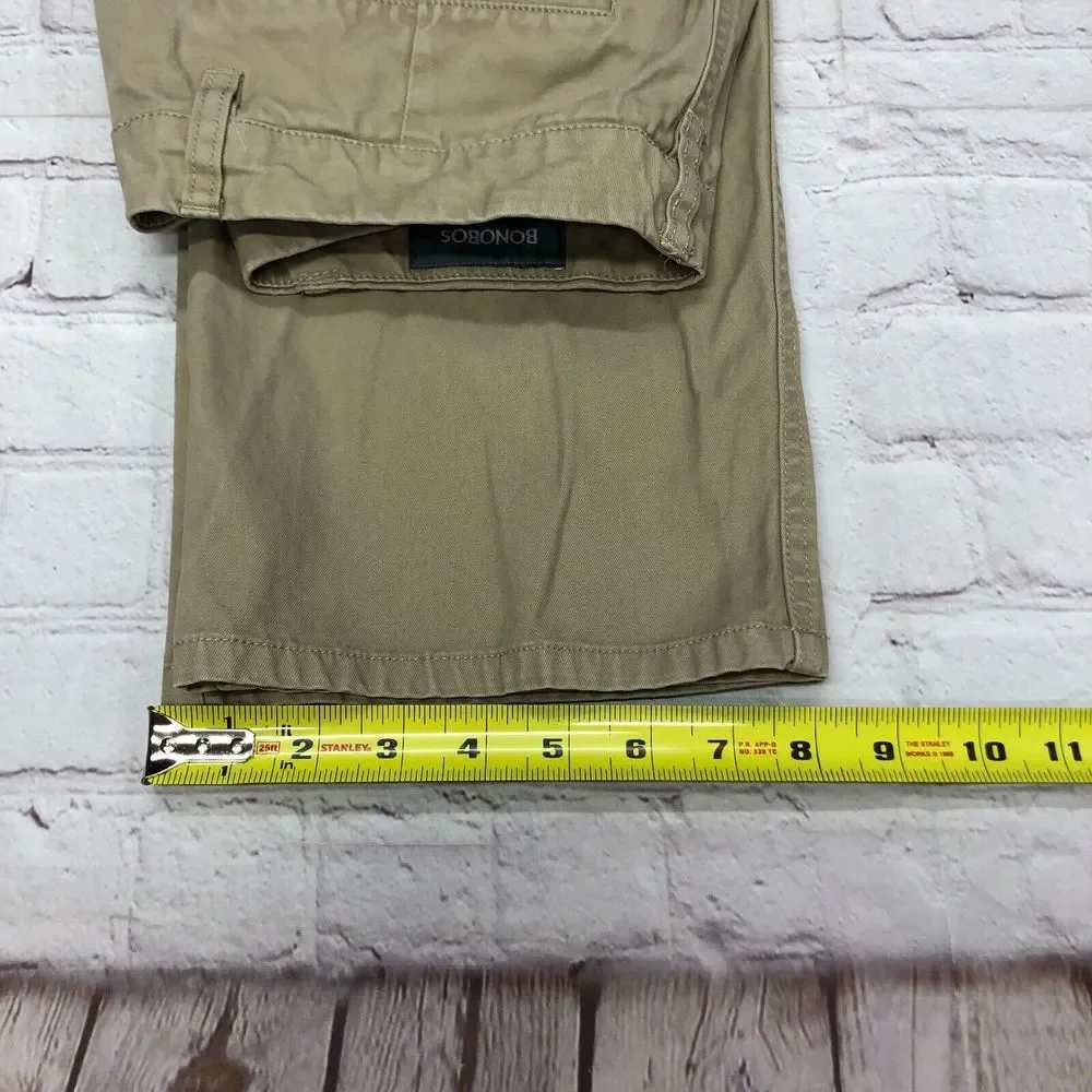 Bonobos Men Straight Leg Chino Pants Size 32x30 Flat Front B239 -21